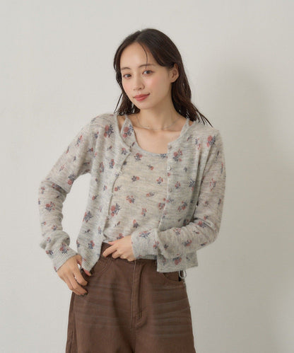 [純色/碎花] Kastane Mohair Knit 2P Set - Image 24