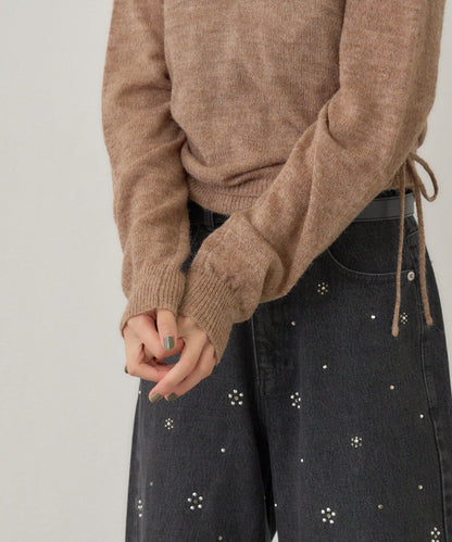 [純色/碎花] Kastane Mohair Knit 2P Set - Image 35