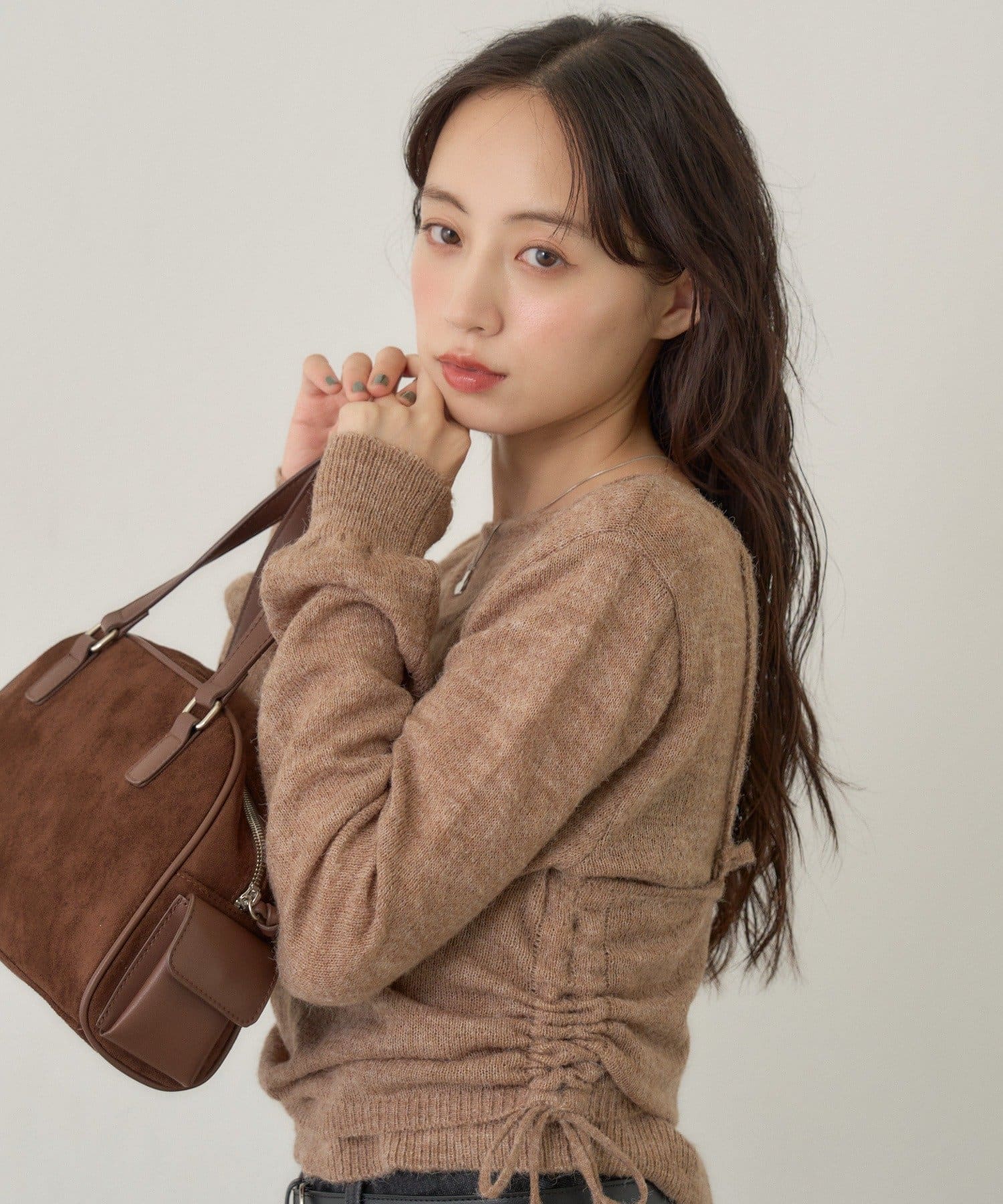 [純色/碎花] Kastane Mohair Knit 2P Set - Image 27