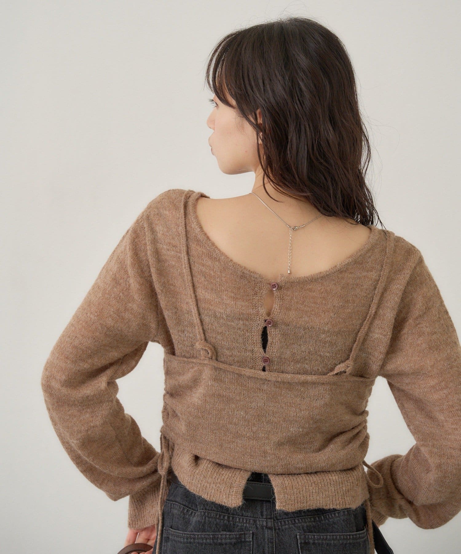 [純色/碎花] Kastane Mohair Knit 2P Set - Image 28
