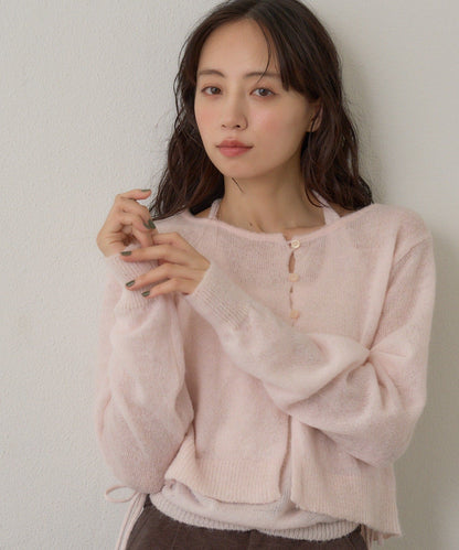 [純色/碎花] Kastane Mohair Knit 2P Set - Image 4
