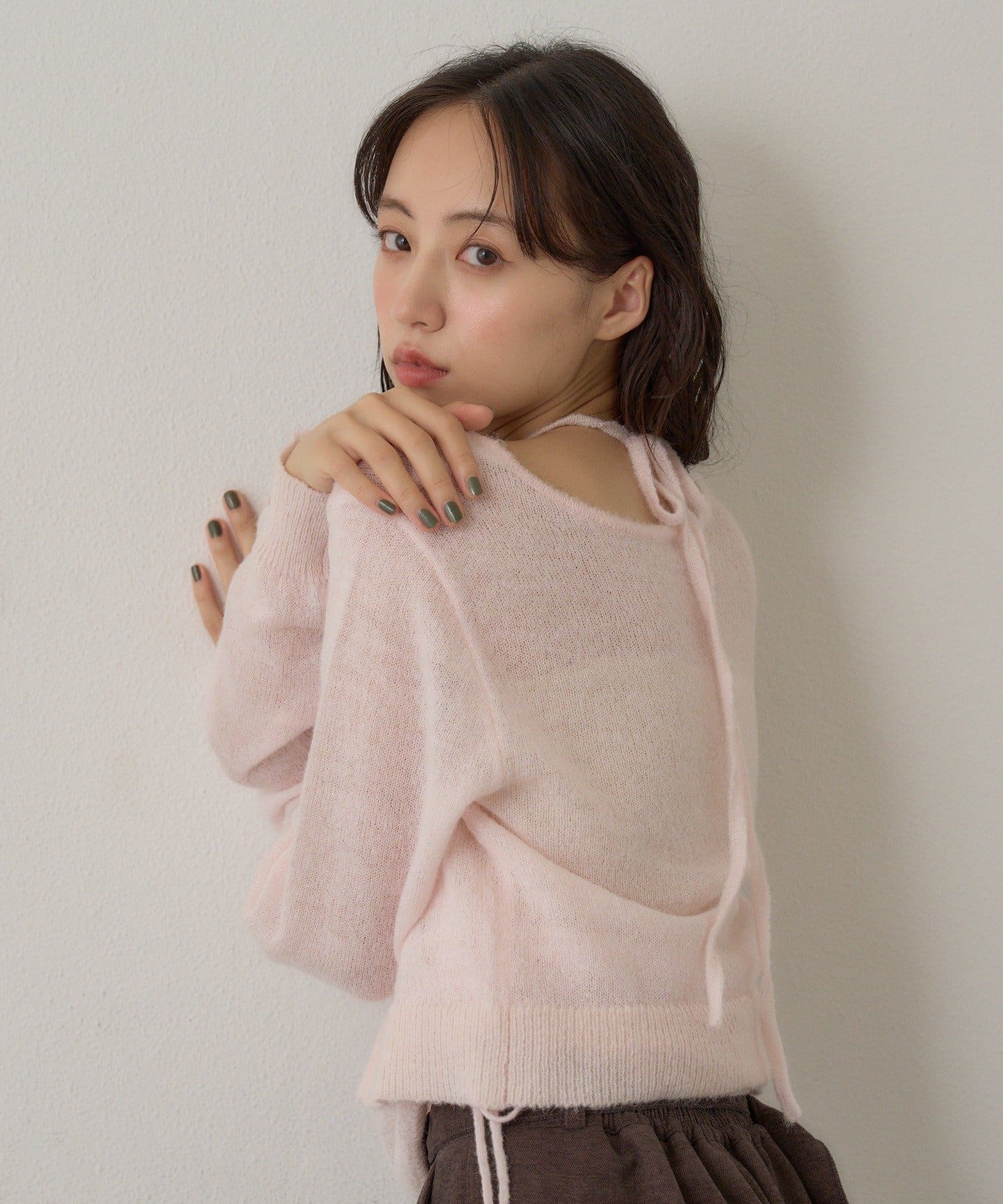[純色/碎花] Kastane Mohair Knit 2P Set - Image 37