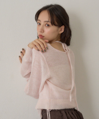 [純色/碎花] Kastane Mohair Knit 2P Set - Image 37