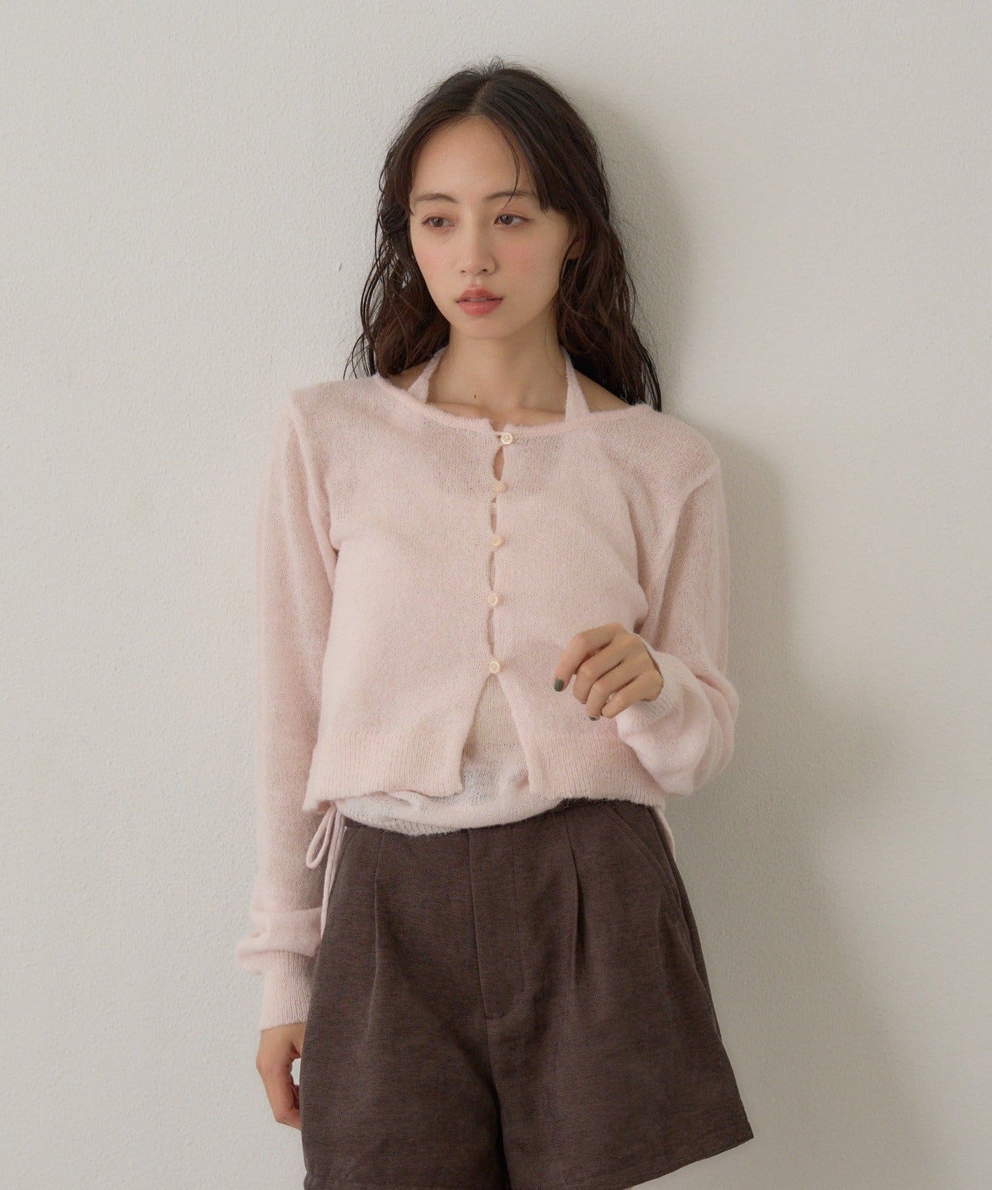 [純色/碎花] Kastane Mohair Knit 2P Set - Image 39