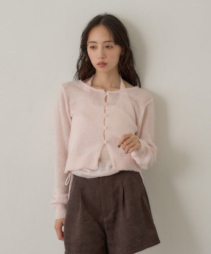 [純色/碎花] Kastane Mohair Knit 2P Set - Image 39