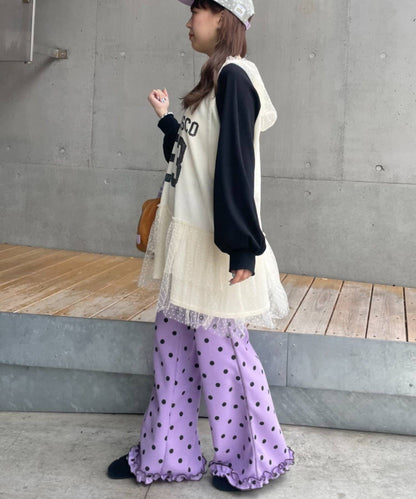 HELLO.SANFRANCISCO Waffle Logo Tulle Hoodie Tunic - Image 9