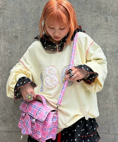 HELLO.SANFRANCISCO Logo patchwork big sweatshirt - Image 13