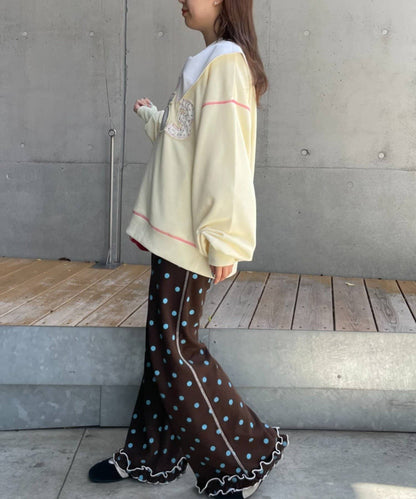 HELLO.SANFRANCISCO Logo patchwork big sweatshirt - Image 9