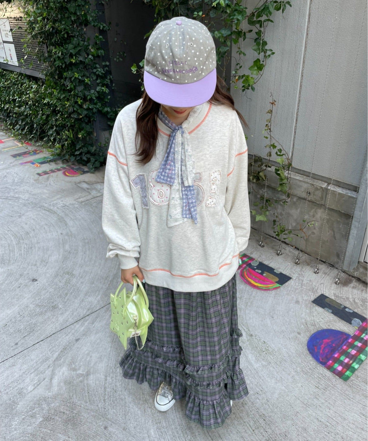 HELLO.SANFRANCISCO Logo patchwork big sweatshirt - Image 24