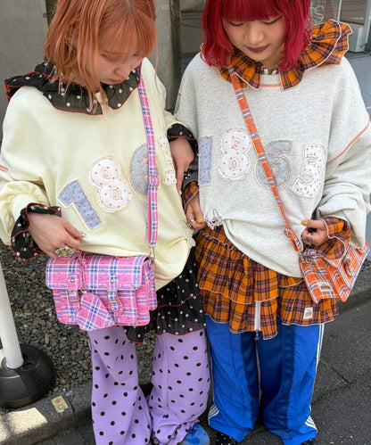 HELLO.SANFRANCISCO Logo patchwork big sweatshirt - Image 15