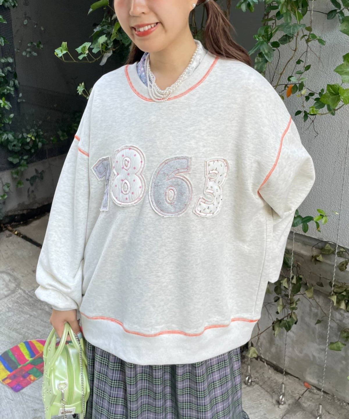 HELLO.SANFRANCISCO Logo patchwork big sweatshirt - Image 16