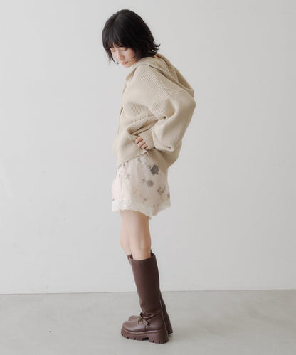 Kastane Voluminous hooded knit cardigan - Image 12
