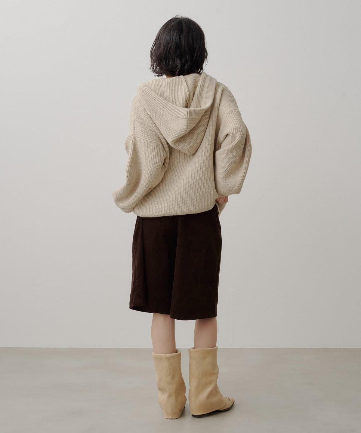 Kastane Voluminous hooded knit cardigan - Image 10