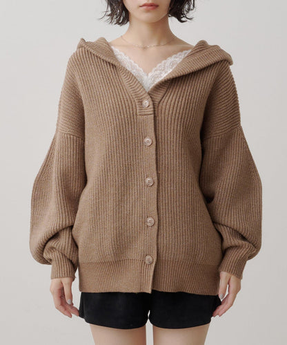 Kastane Voluminous hooded knit cardigan - Image 26