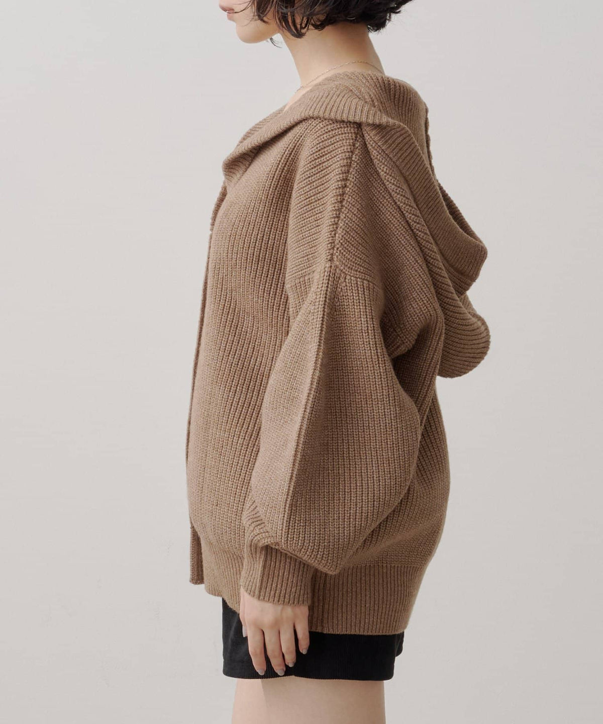 Kastane Voluminous hooded knit cardigan - Image 27