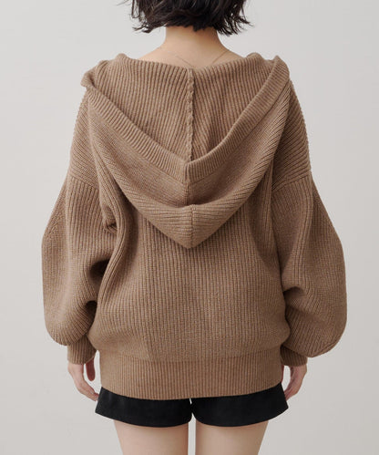 Kastane Voluminous hooded knit cardigan - Image 28