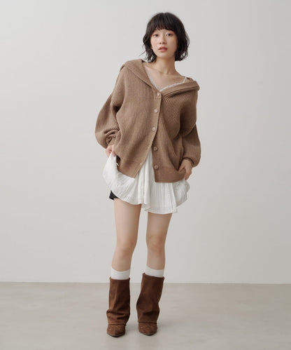 Kastane Voluminous hooded knit cardigan - Image 18