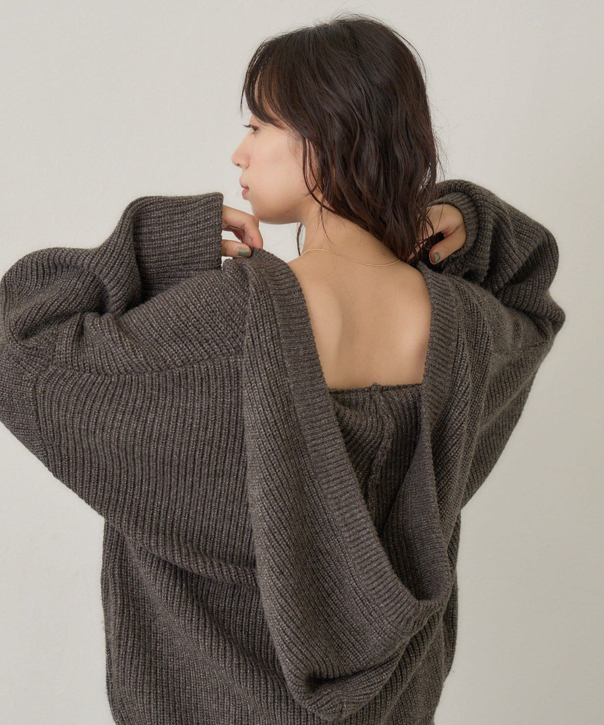Kastane Voluminous hooded knit cardigan - Image 40