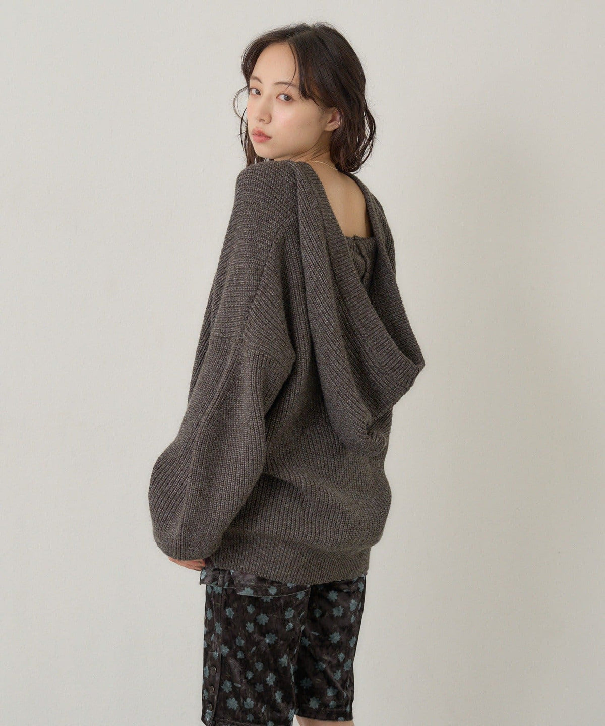Kastane Voluminous hooded knit cardigan - Image 42
