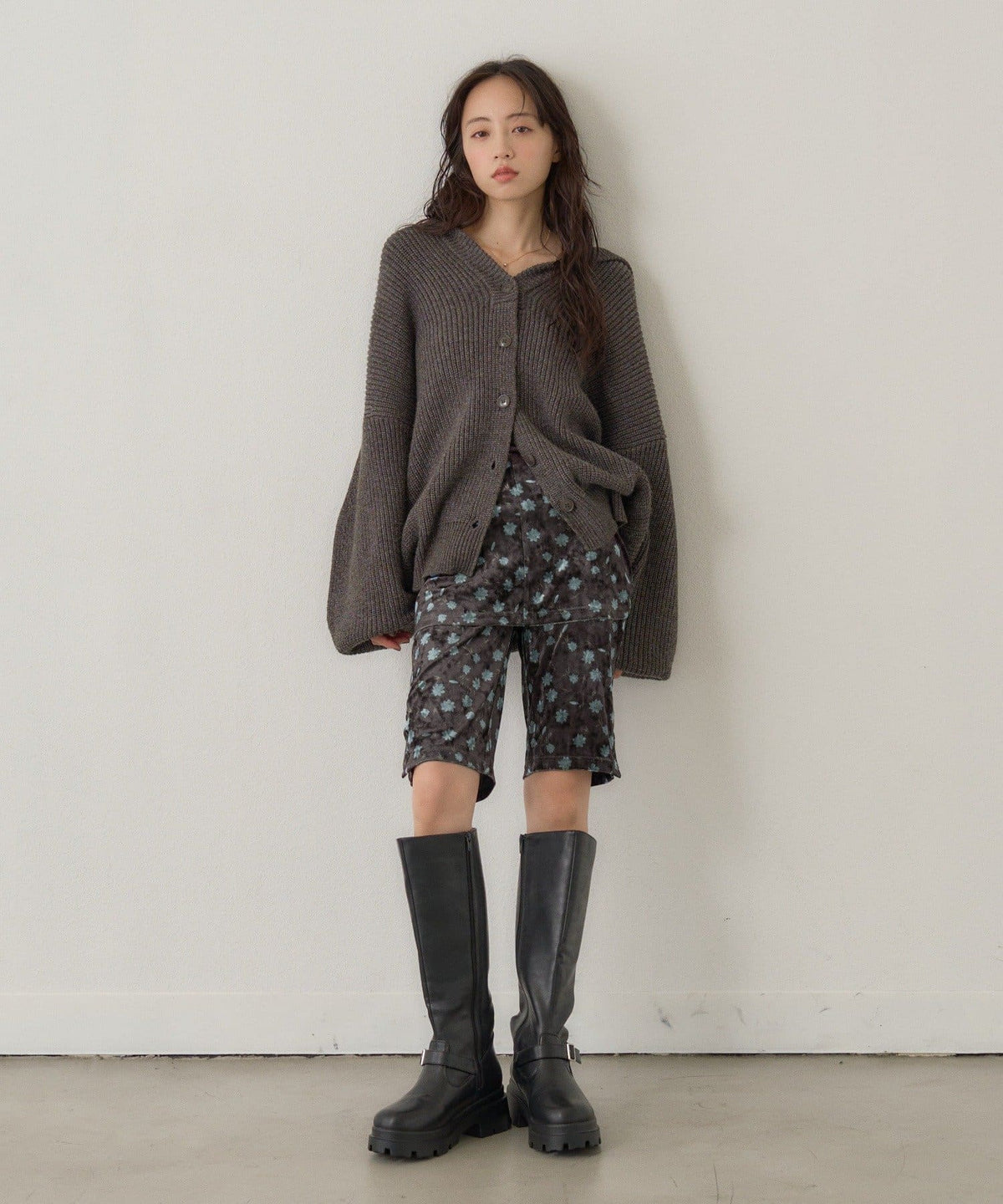Kastane Voluminous hooded knit cardigan - Image 43