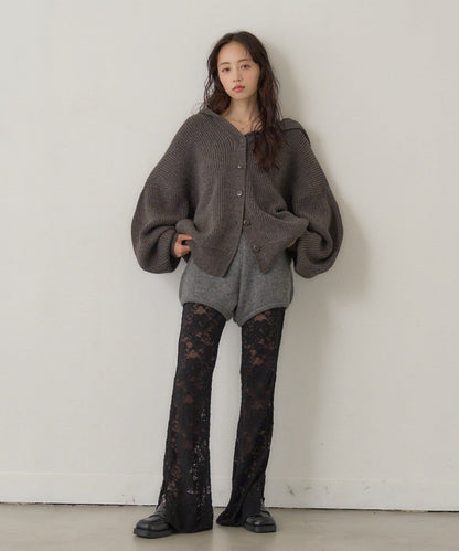 Kastane Voluminous hooded knit cardigan - Image 45