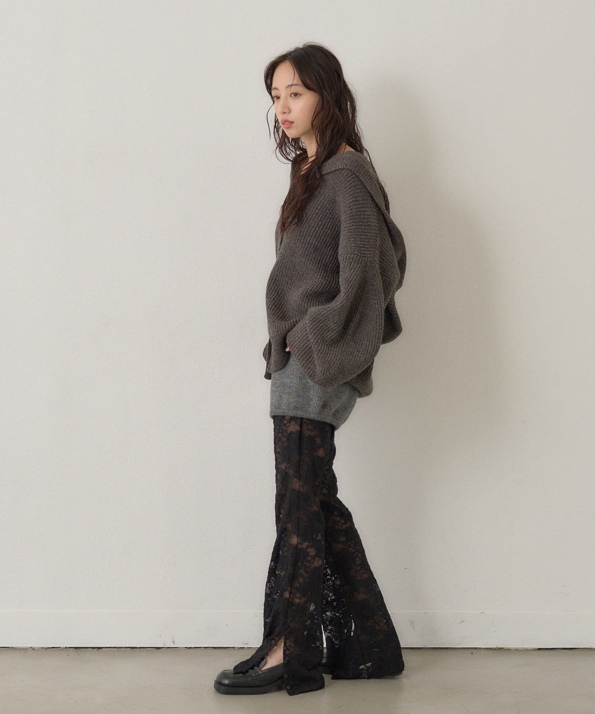 Kastane Voluminous hooded knit cardigan - Image 46