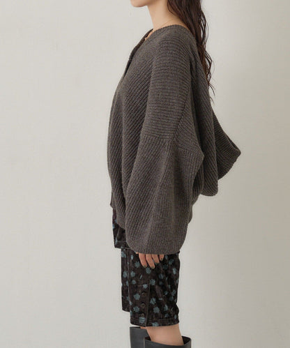 Kastane Voluminous hooded knit cardigan - Image 60