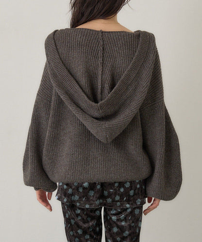 Kastane Voluminous hooded knit cardigan - Image 61