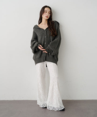 Kastane Voluminous hooded knit cardigan - Image 34