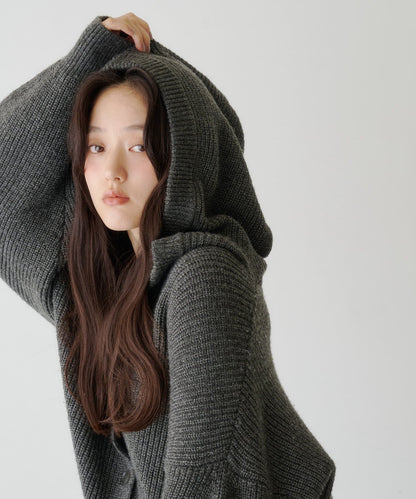 Kastane Voluminous hooded knit cardigan - Image 35