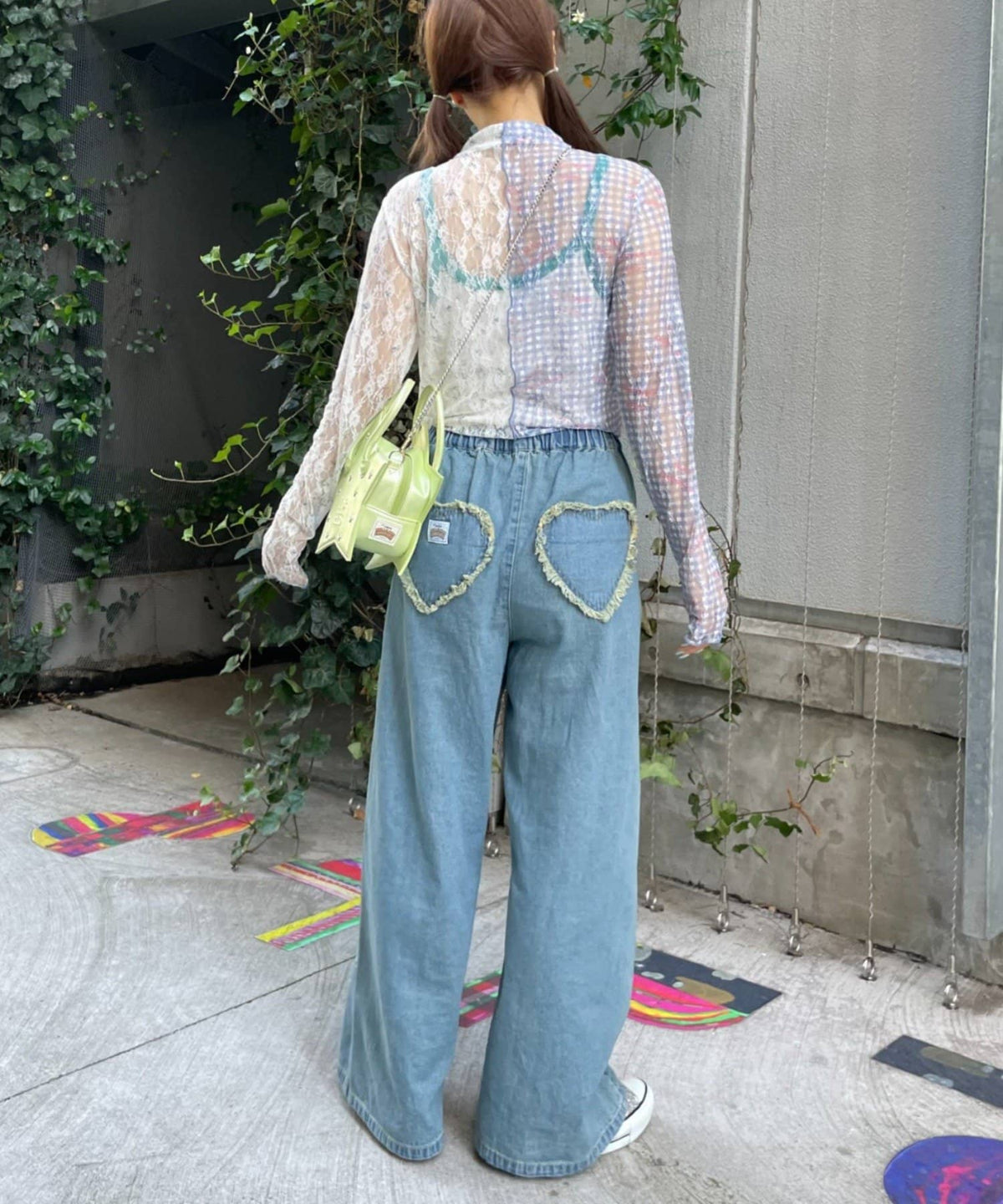 HELLO.SANFRANCISCO Lace bow tie tee - Image 10