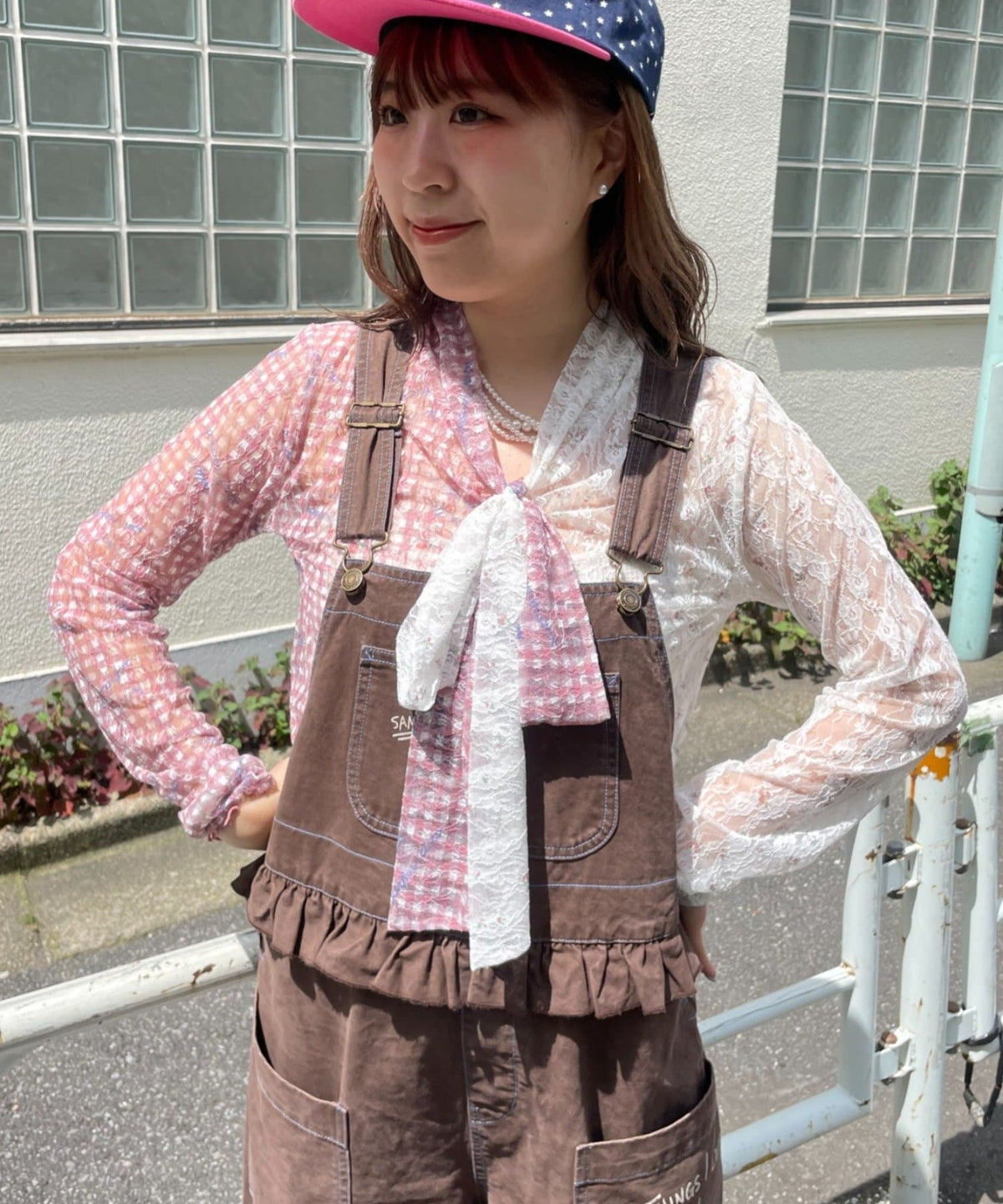HELLO.SANFRANCISCO Lace bow tie tee - Image 18