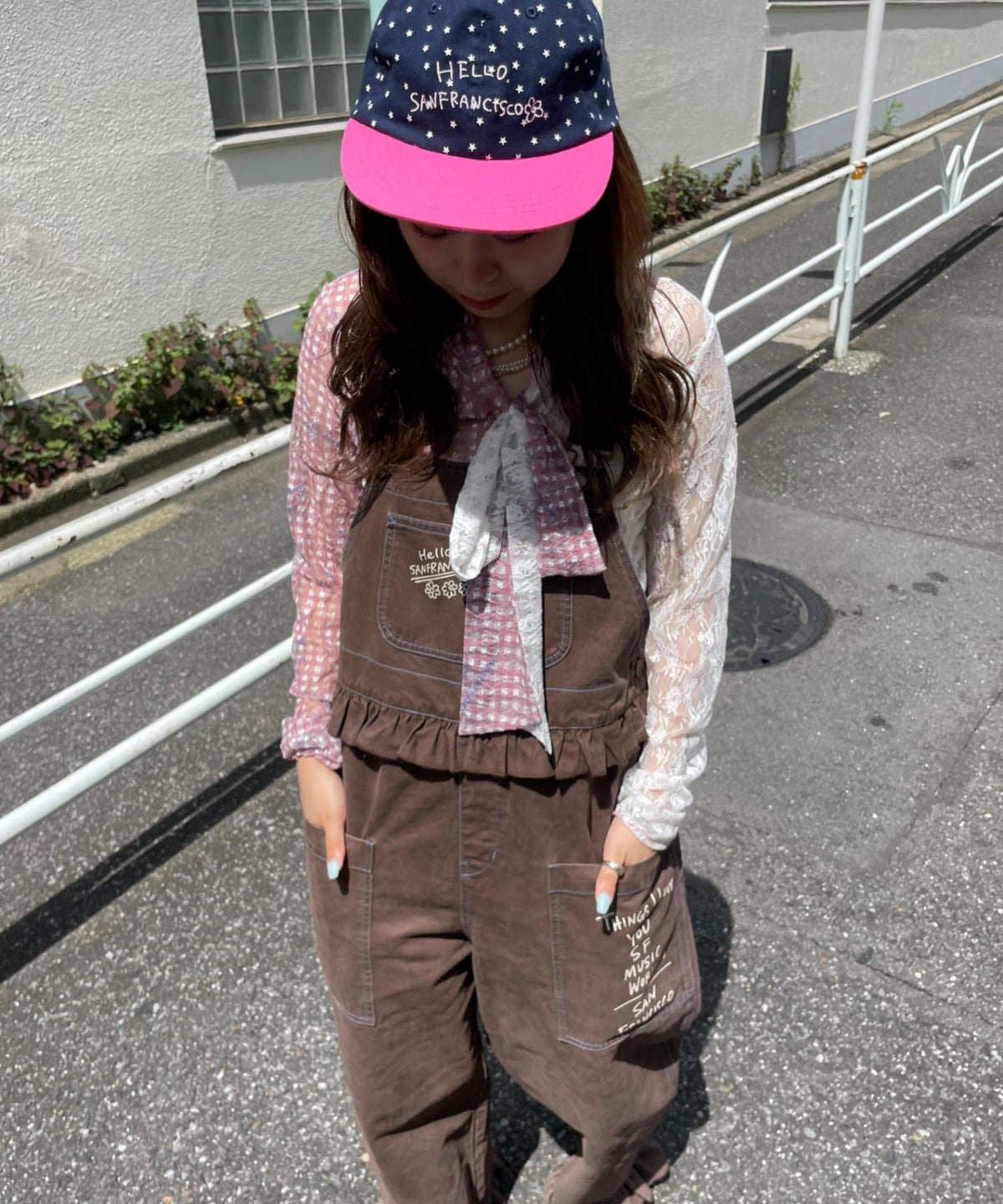 HELLO.SANFRANCISCO Lace bow tie tee - Image 21