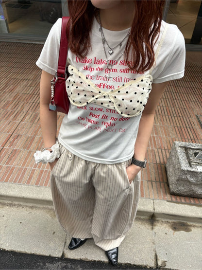CIAOPANIC 波點薄紗Bustier - Image 44