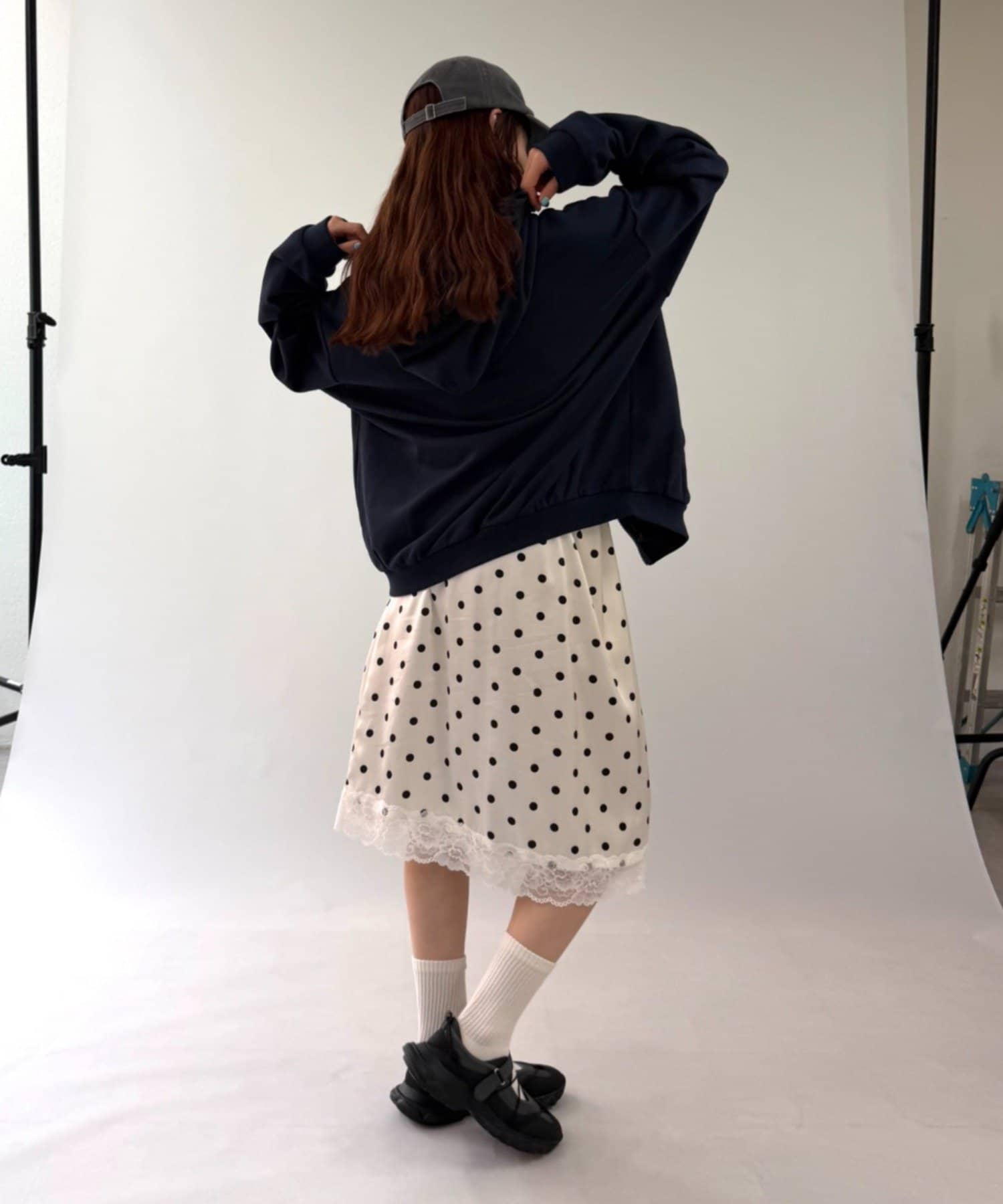 w closet Star pattern patchwork hoodie - Image 9