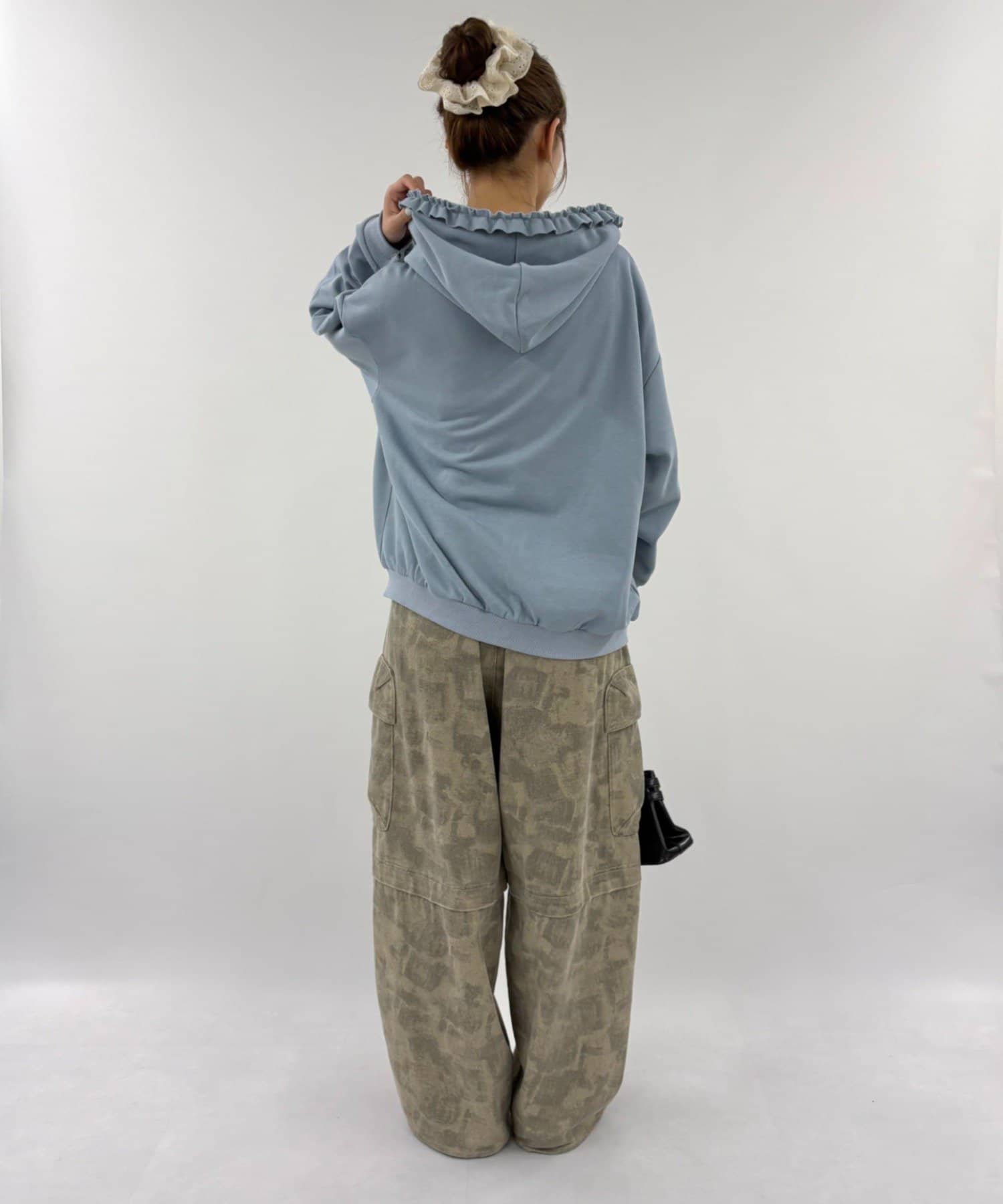 w closet Star pattern patchwork hoodie - Image 16