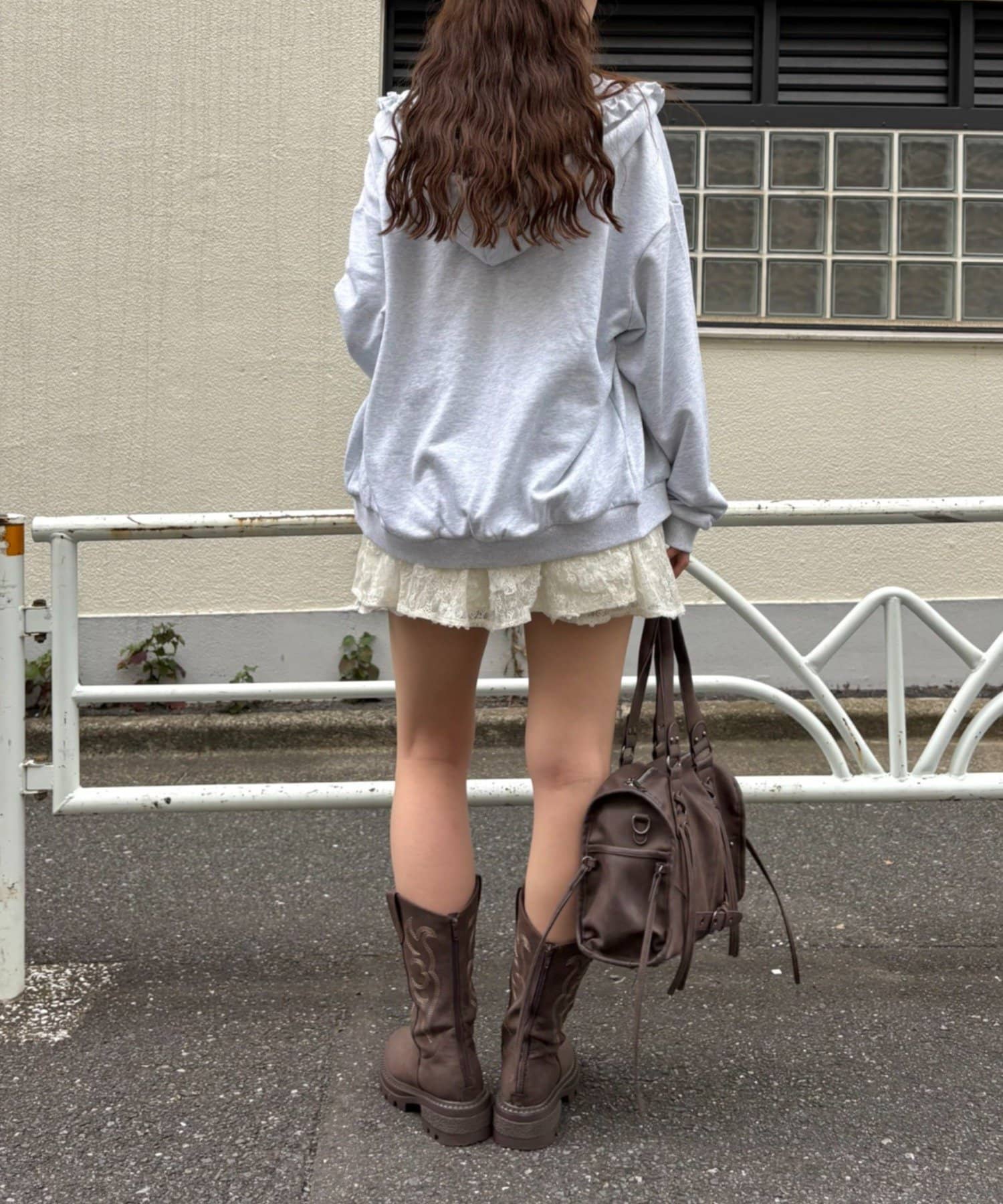 w closet Star pattern patchwork hoodie - Image 24