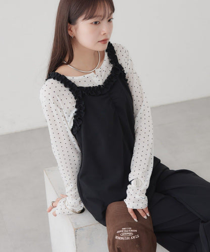 mystic henley sheer top - Image 17