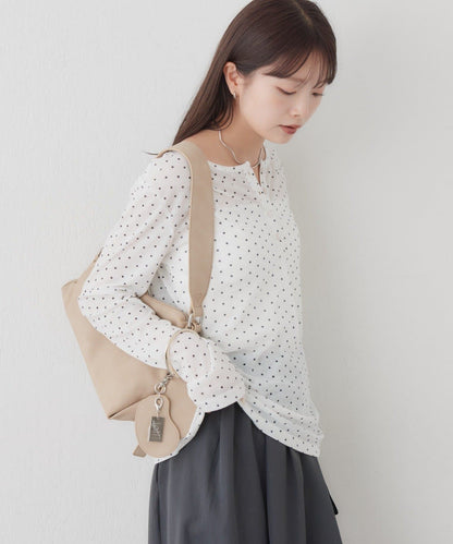 mystic henley sheer top - Image 10