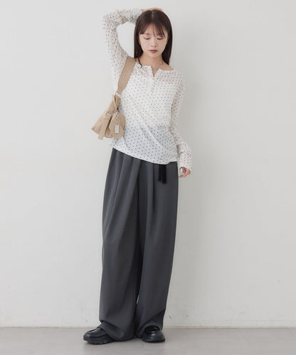 mystic henley sheer top - Image 11