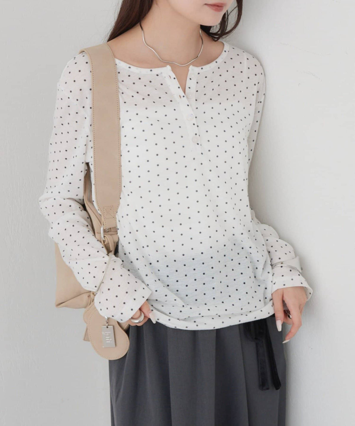 mystic henley sheer top - Image 14