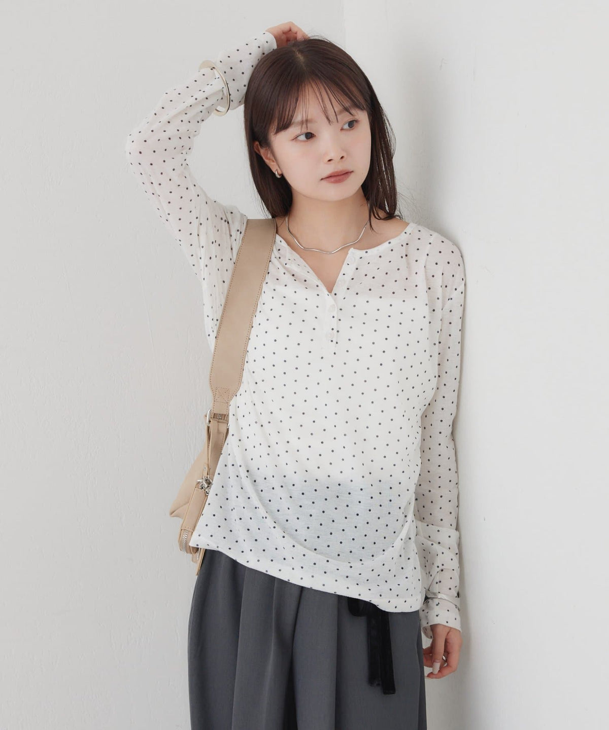 mystic henley sheer top - Image 15