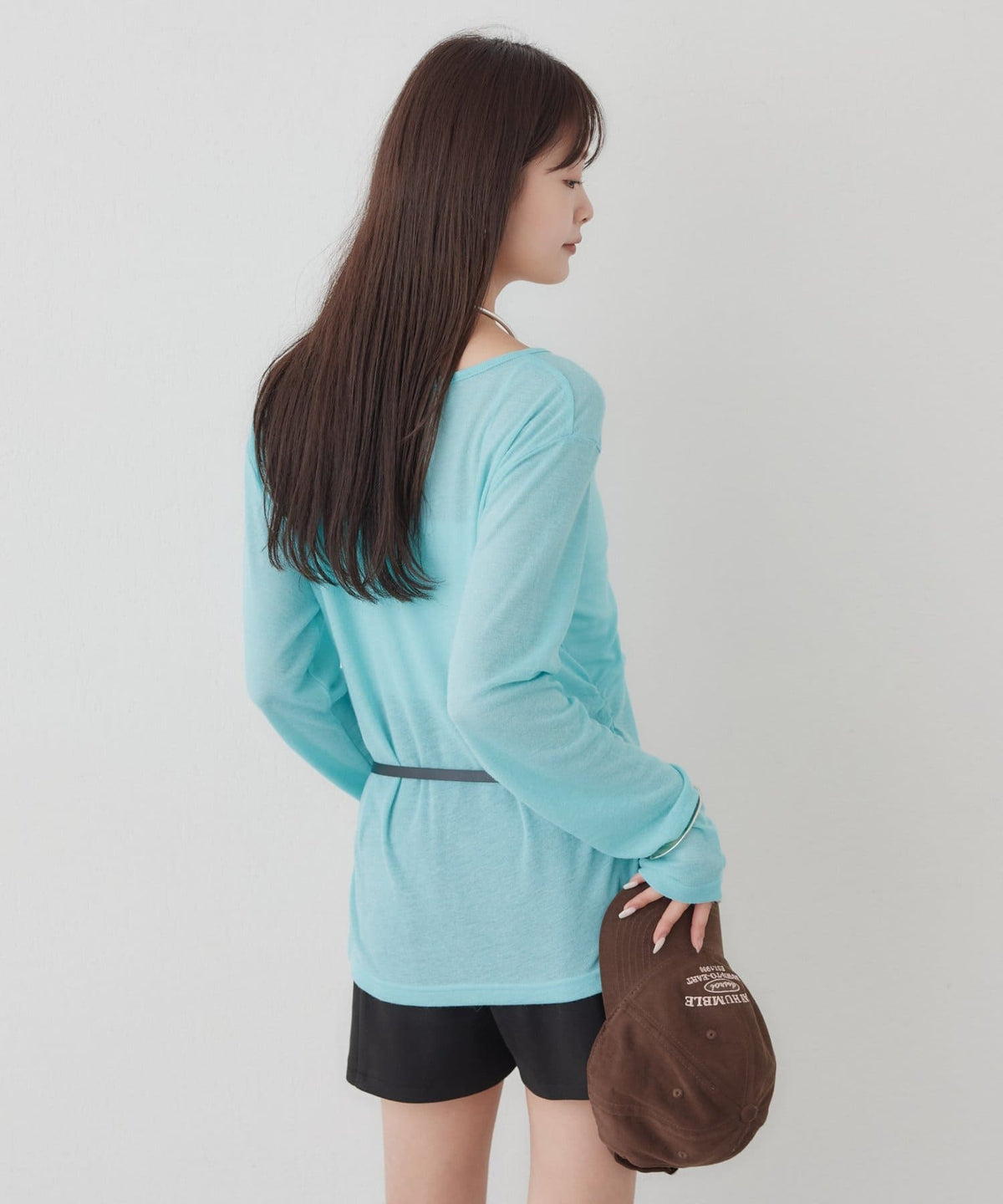 mystic henley sheer top - Image 44