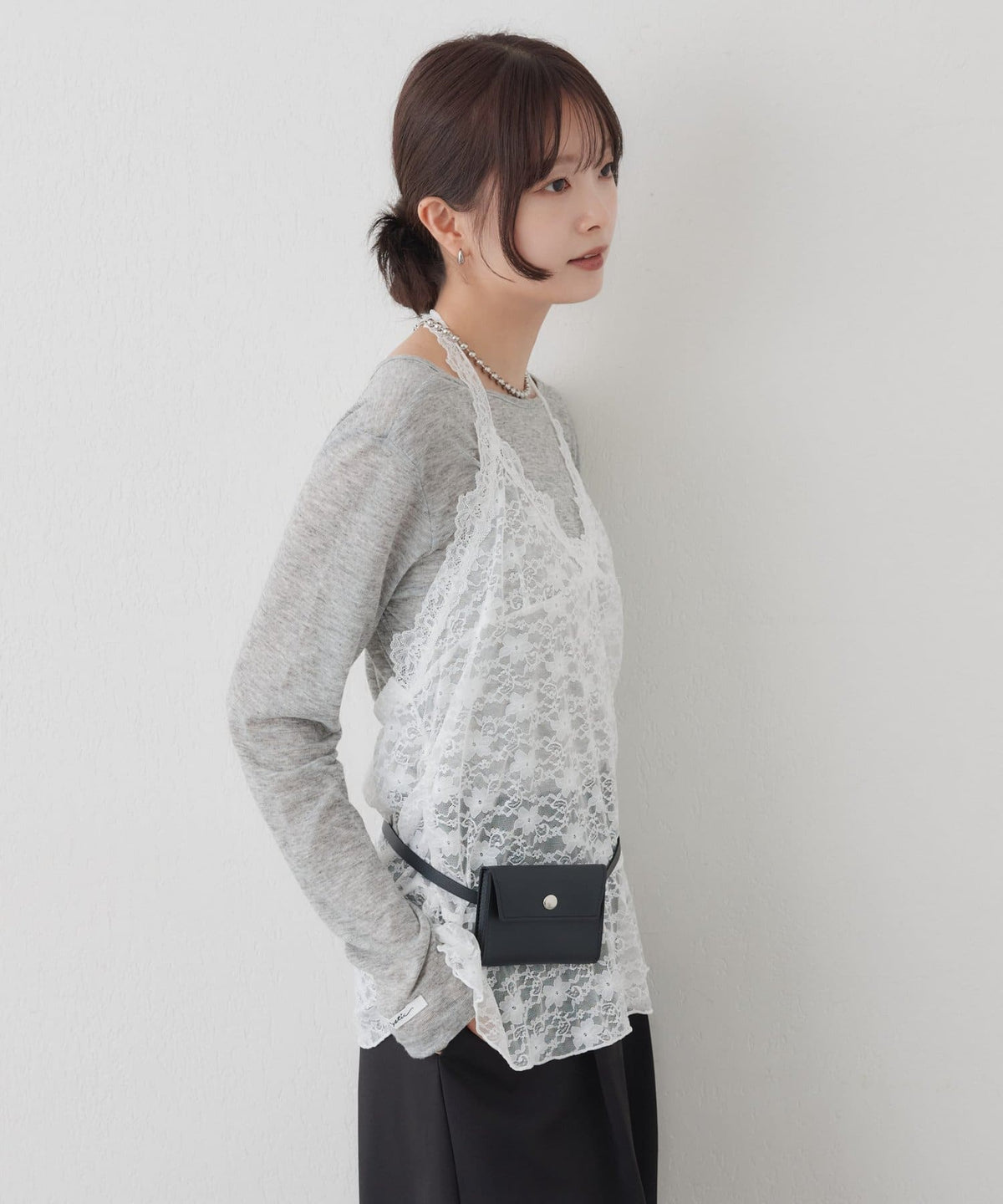 mystic henley sheer top - Image 57