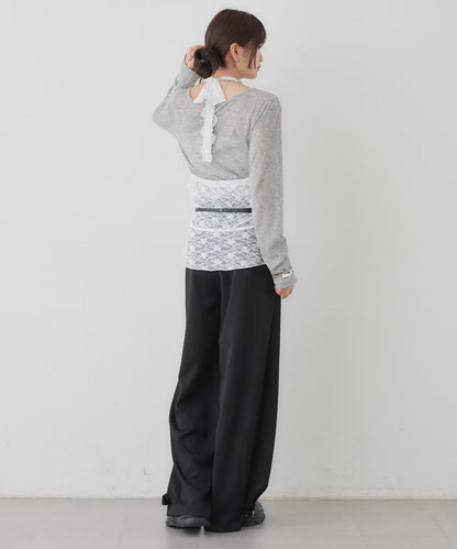 mystic henley sheer top - Image 52