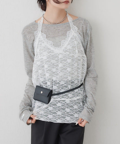 mystic henley sheer top - Image 54