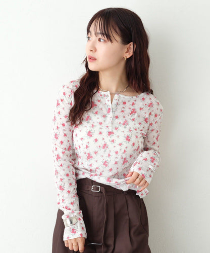 mystic henley sheer top - Image 66