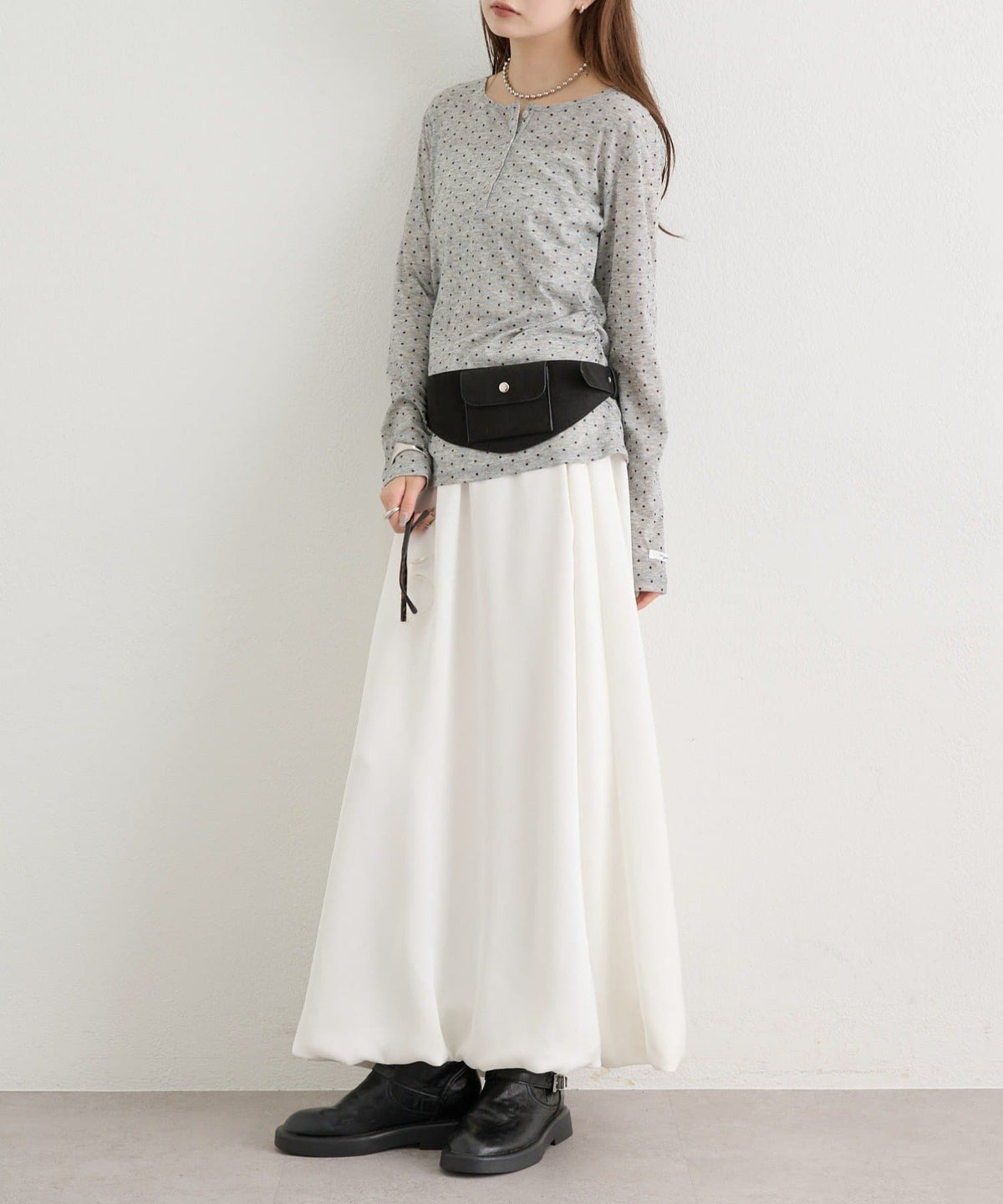 mystic henley sheer top - Image 87