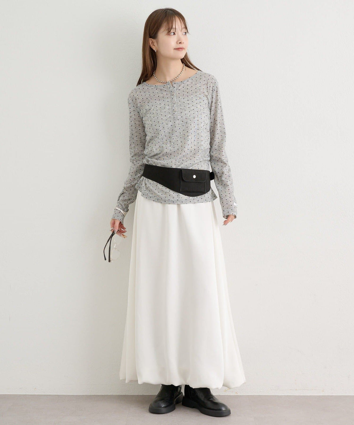 mystic henley sheer top - Image 88
