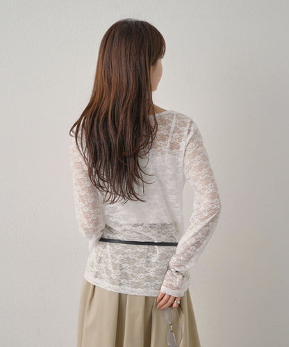 mystic henley sheer top - Image 103